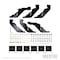 Westin Automotive 19-C RANGER SUPERCREW BLACK PRO TRAXX 5 OVAL NERF STEP BARS 21-54155 - alternate 2